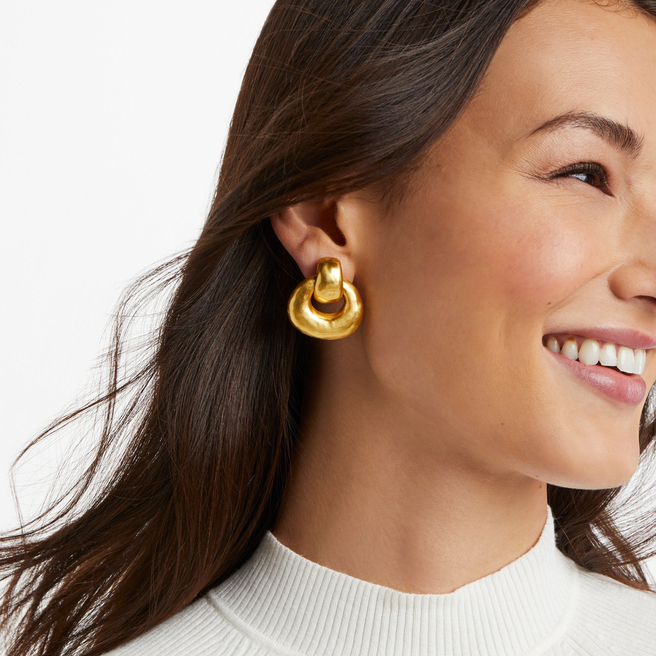 Avalon Doorknocker Clip-on Earrings | Julie Vos