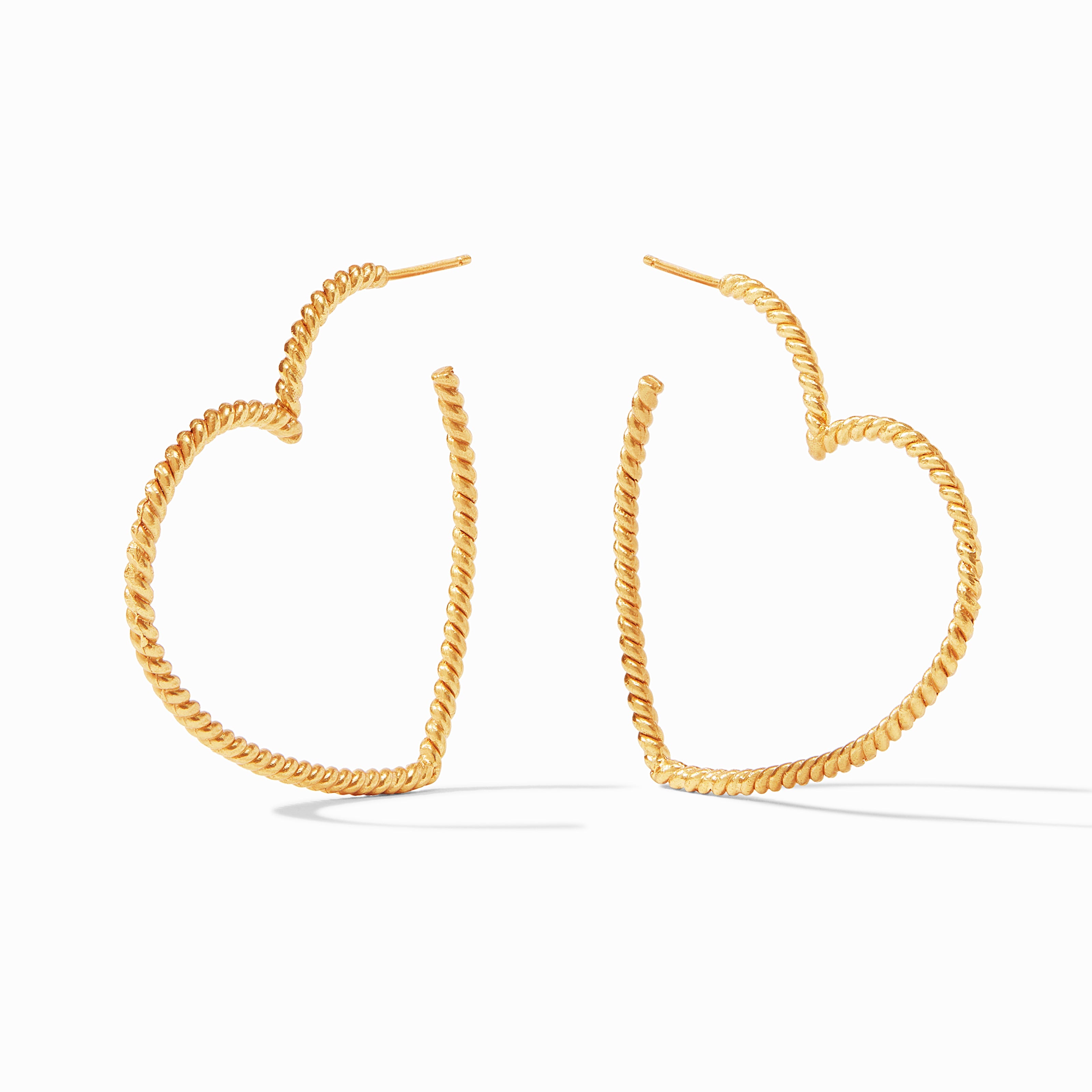 Esme Heart Hoop Earrings | Julie Vos
