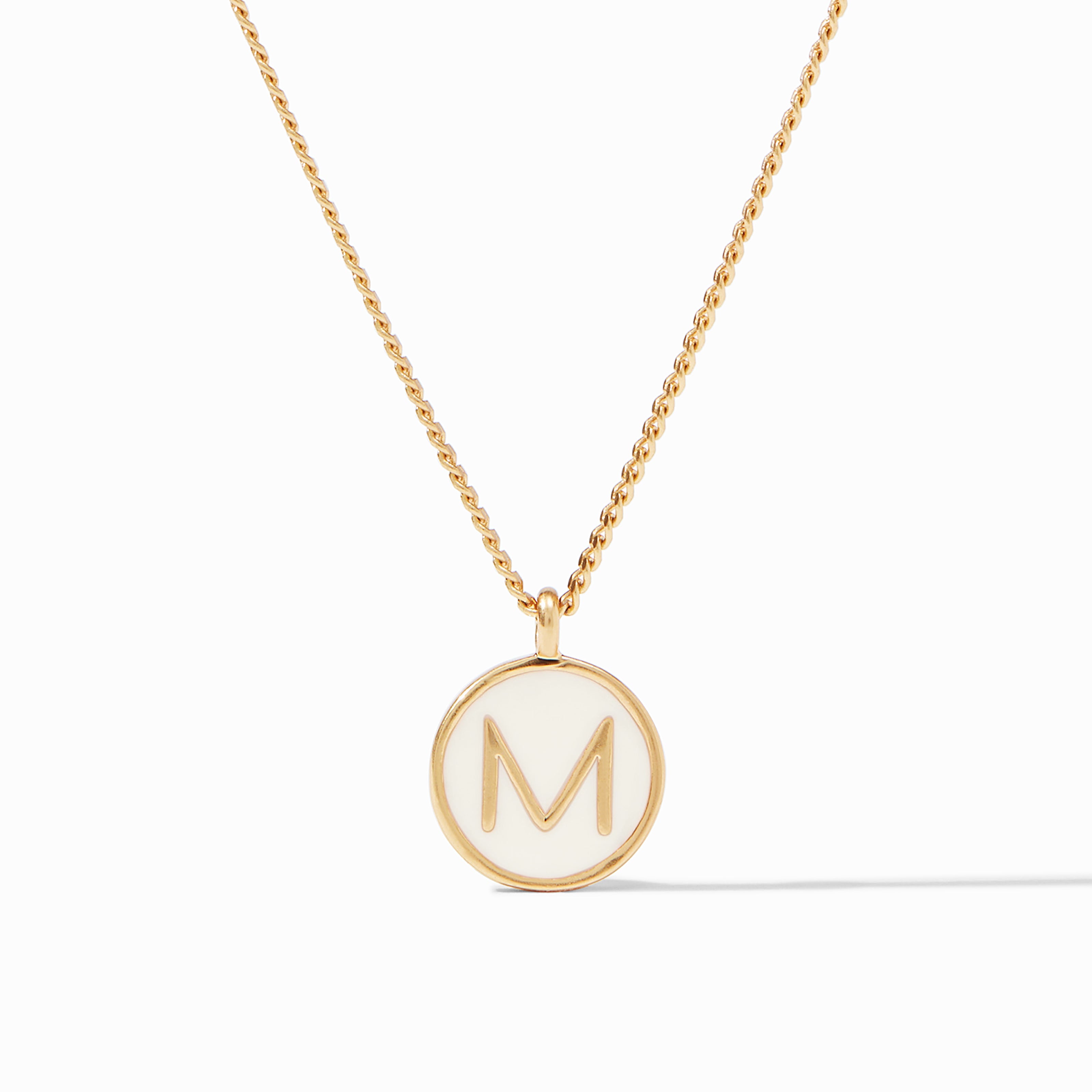 Monogram gold choker deals necklaces