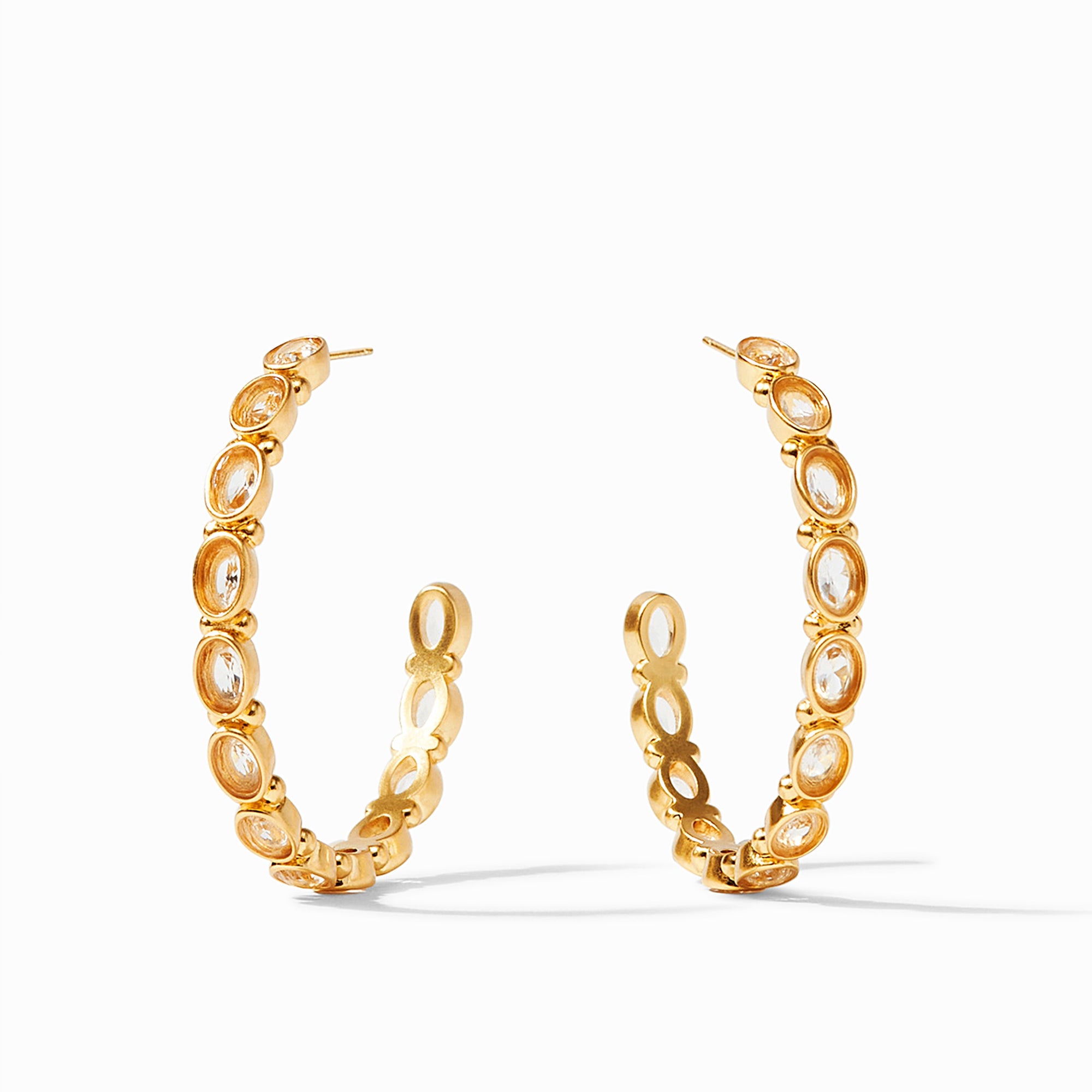 Misa Jewelry High End Earrings - Full Circle Small Hoops