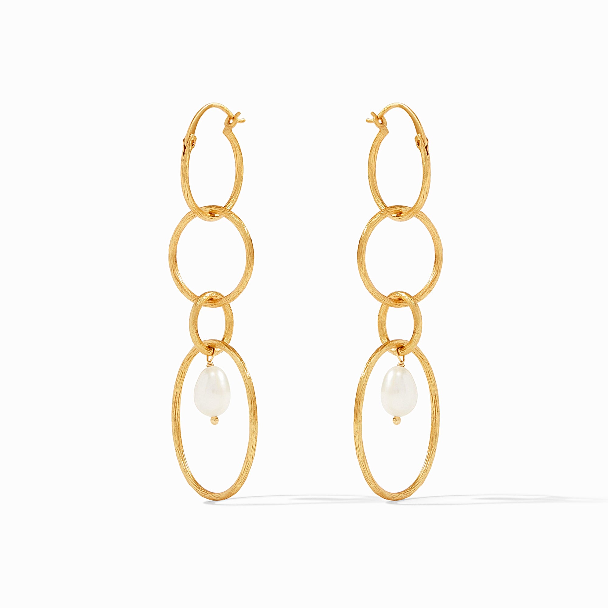 | Earrings Julie 3-in-1 Simone Vos Pearl