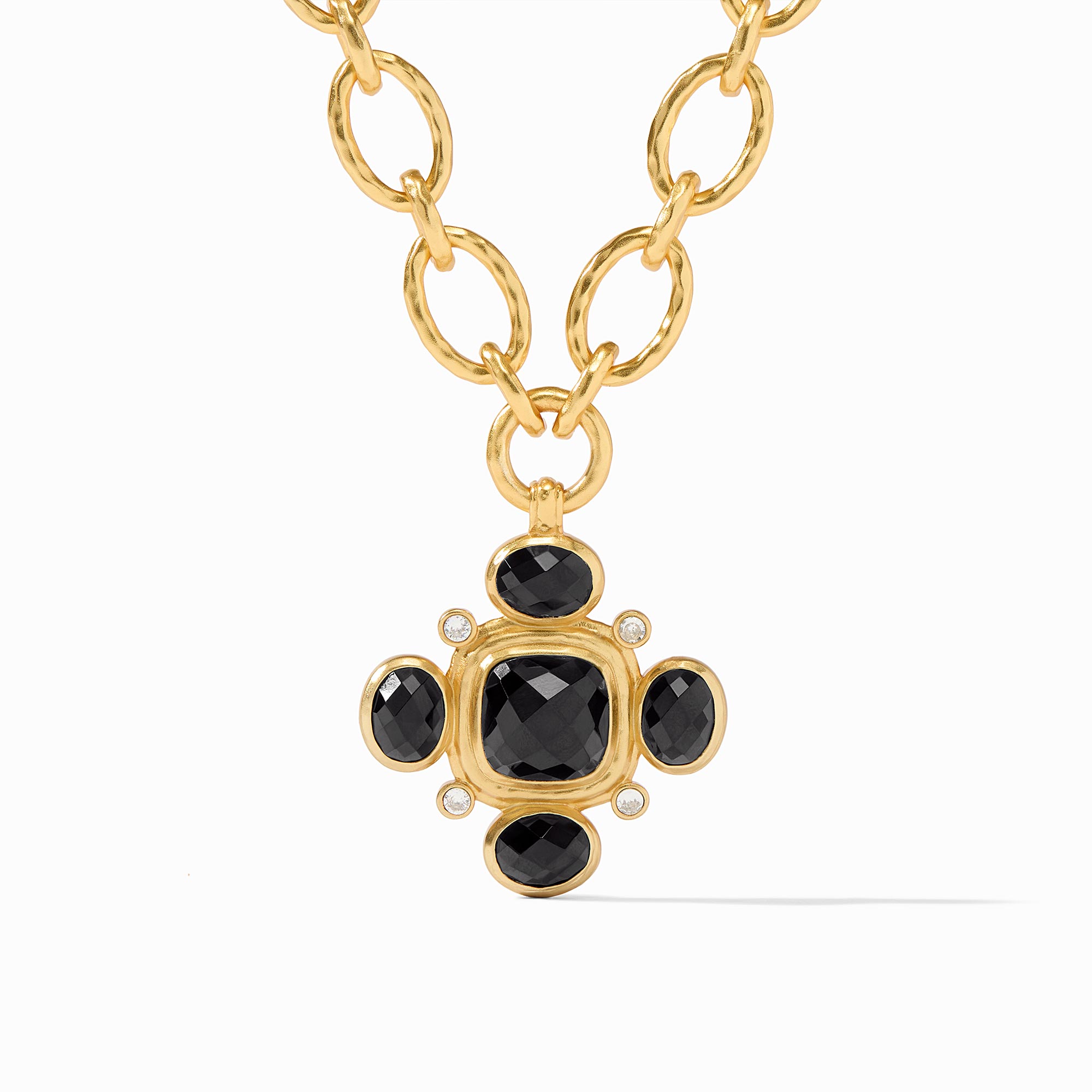 Black and online gold statement necklace