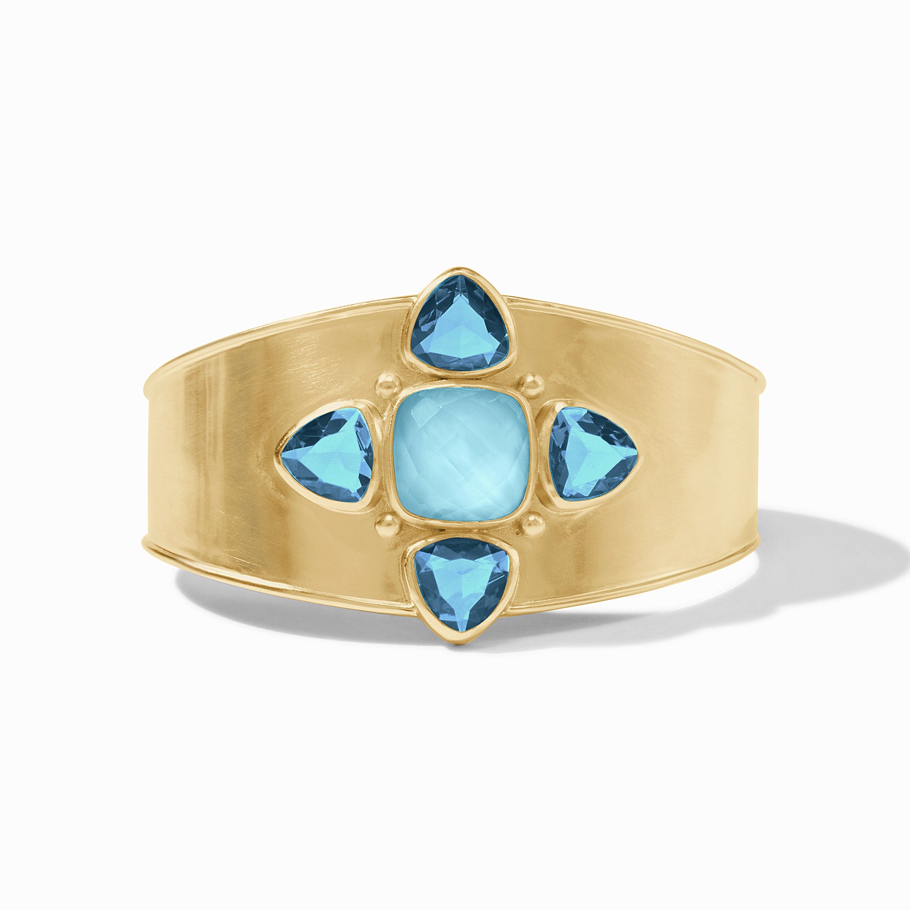 Julie Vos - Aquitaine Cuff, Iridescent Capri Blue