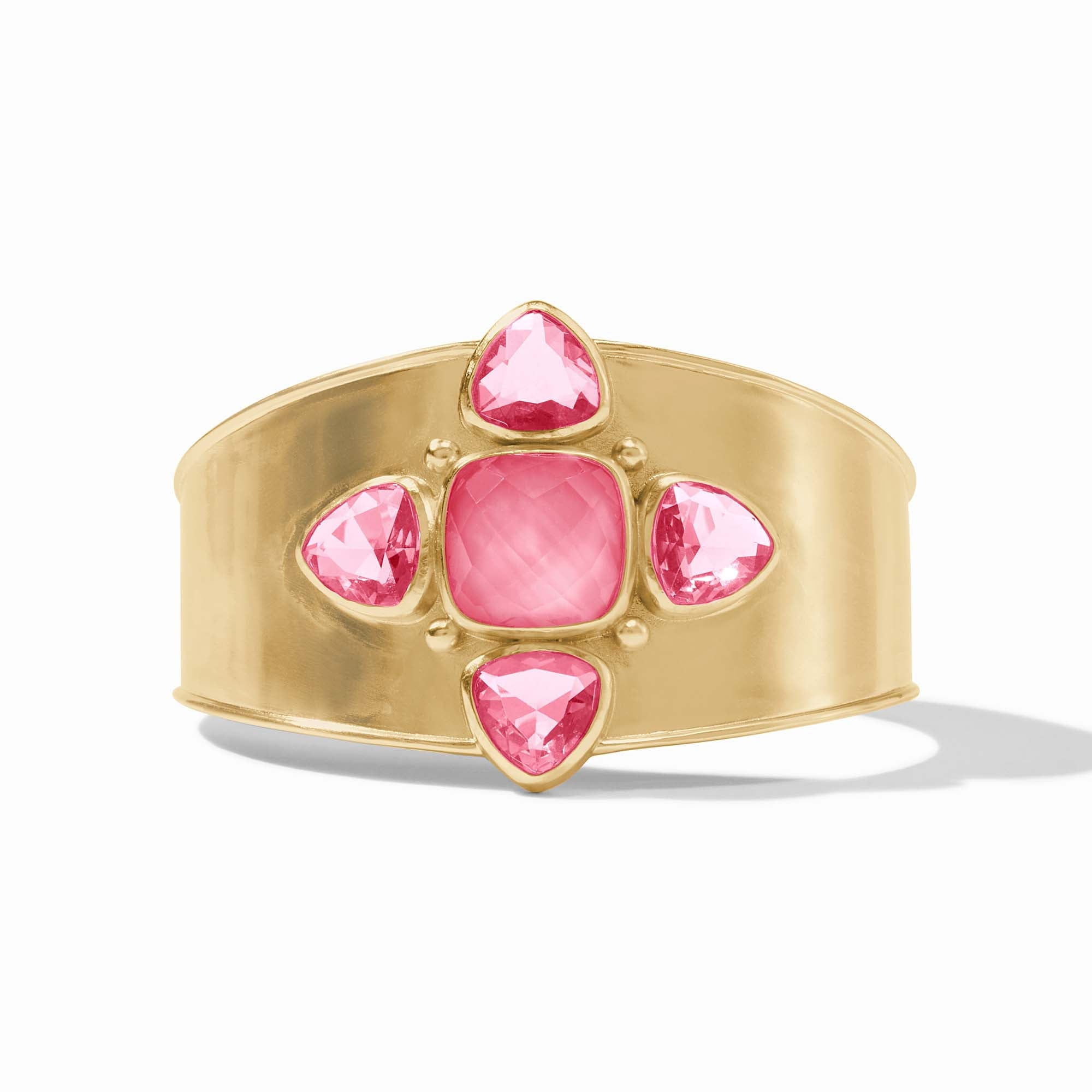 Julie Vos - Aquitaine Cuff, Iridescent Peony Pink