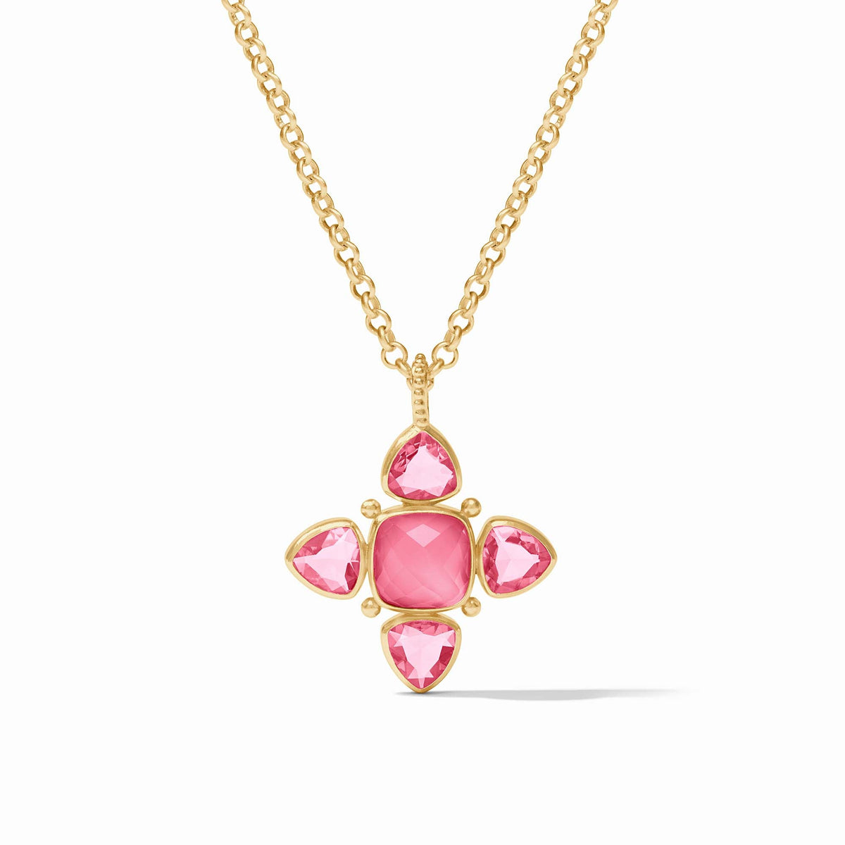 Julie Vos - Aquitaine Pendant, Iridescent Peony Pink