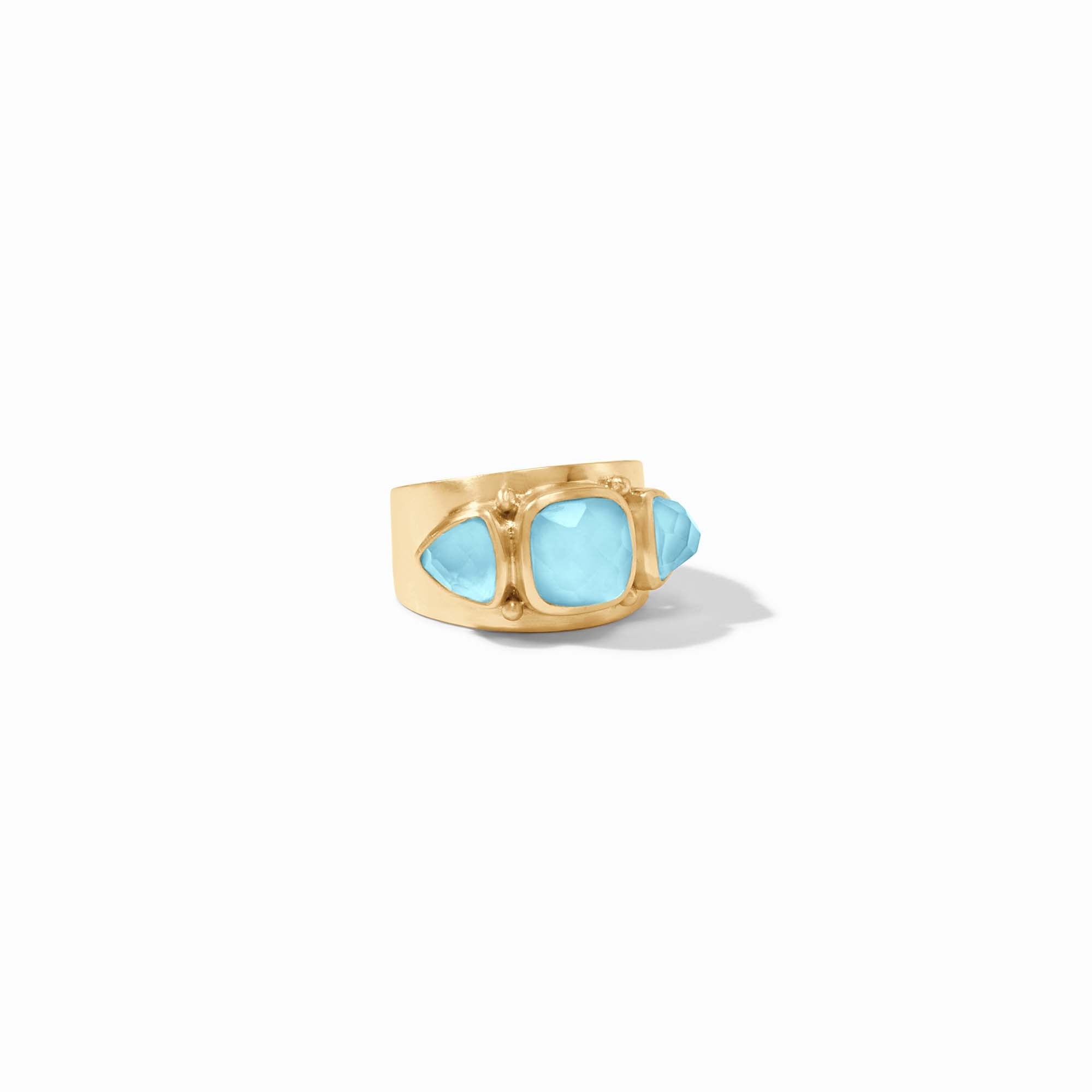 Julie Vos - Aquitaine Ring, Iridescent Capri Blue / 8