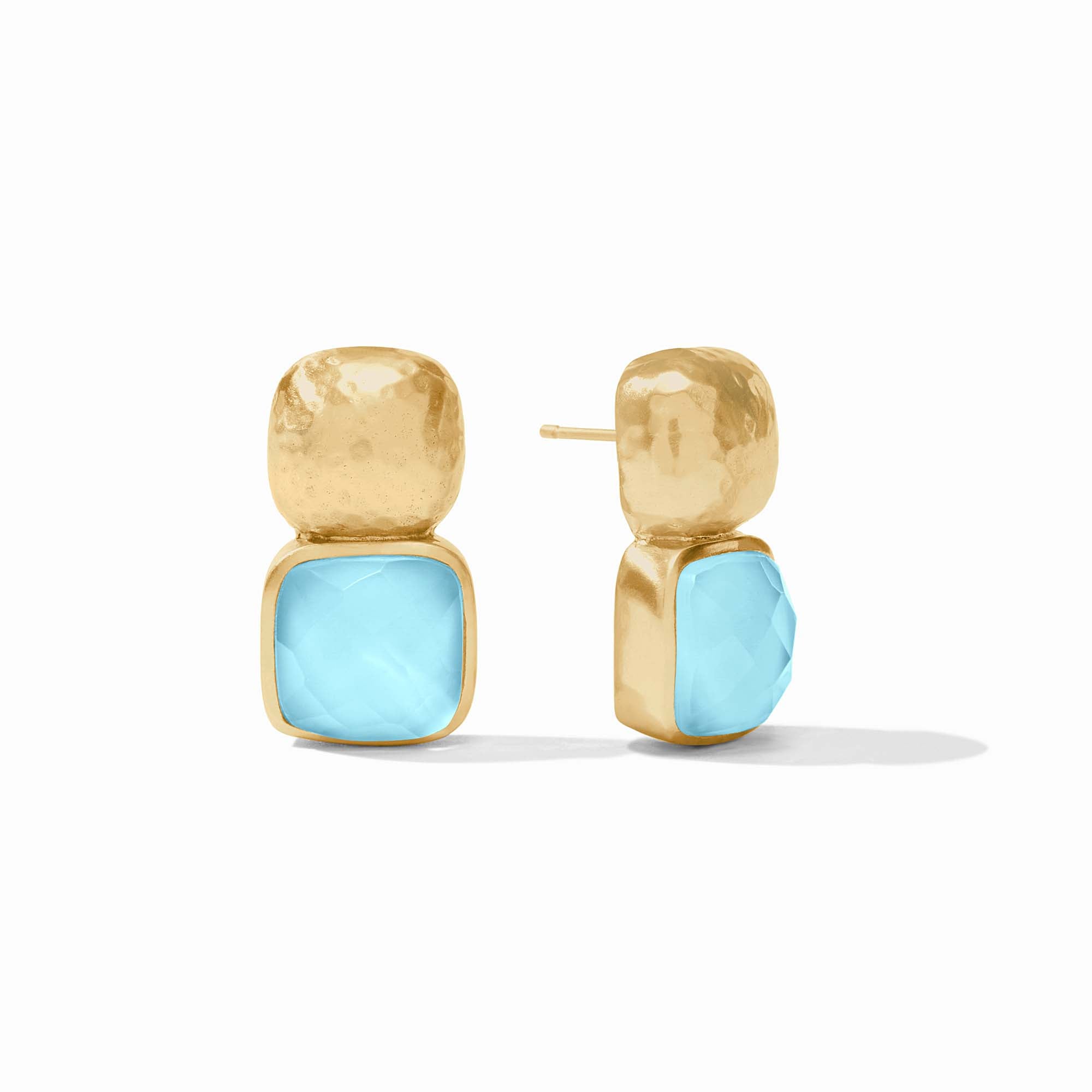 Julie Vos - Catalina Earring, Iridescent Capri Blue