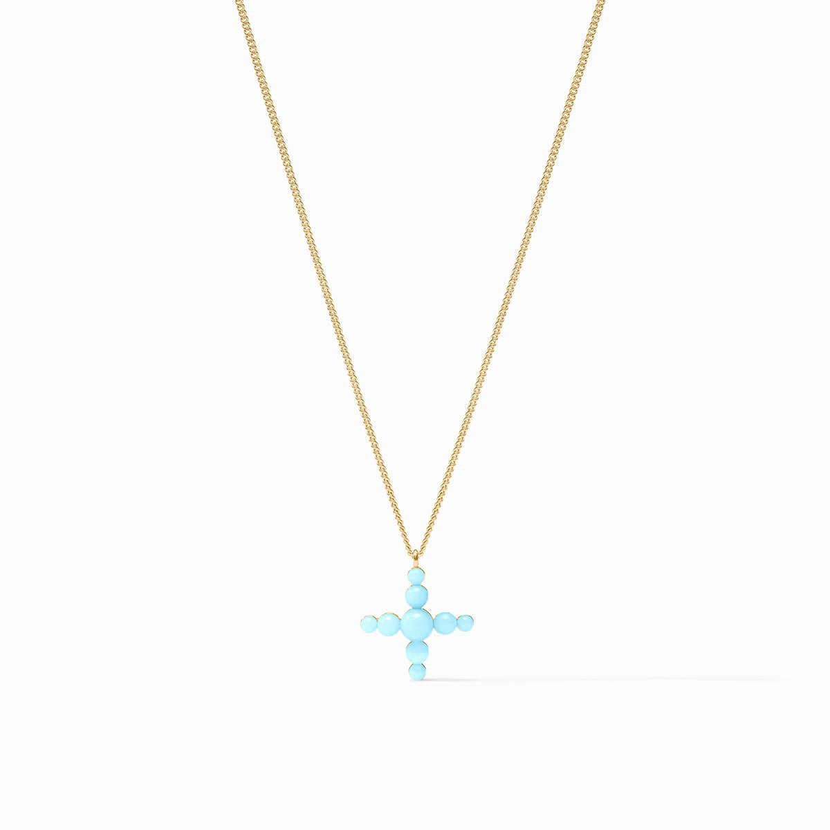 Gumdrop Cross Delicate Necklace