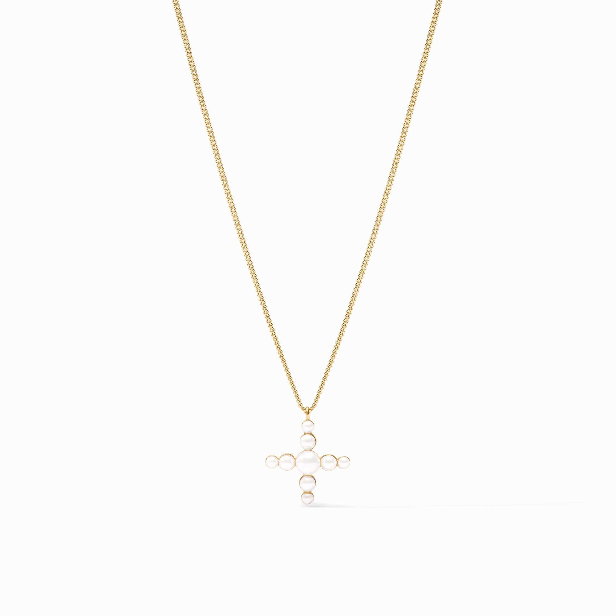 Gumdrop Cross Delicate Necklace