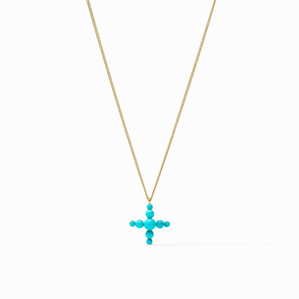 Gumdrop Cross Delicate Necklace