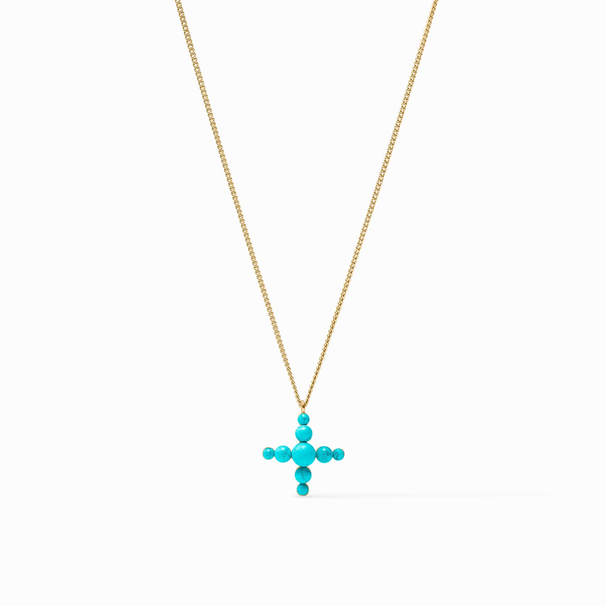 Gumdrop Cross Delicate Necklace