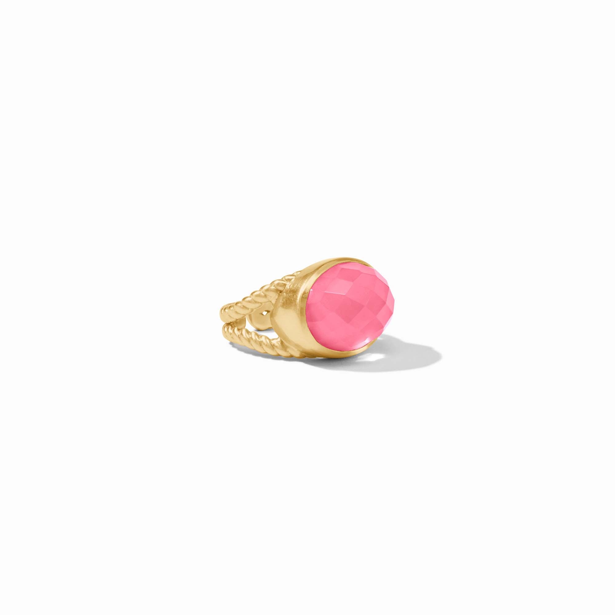 Julie Vos - Nassau Statement Ring, Iridescent Peony Pink / 8