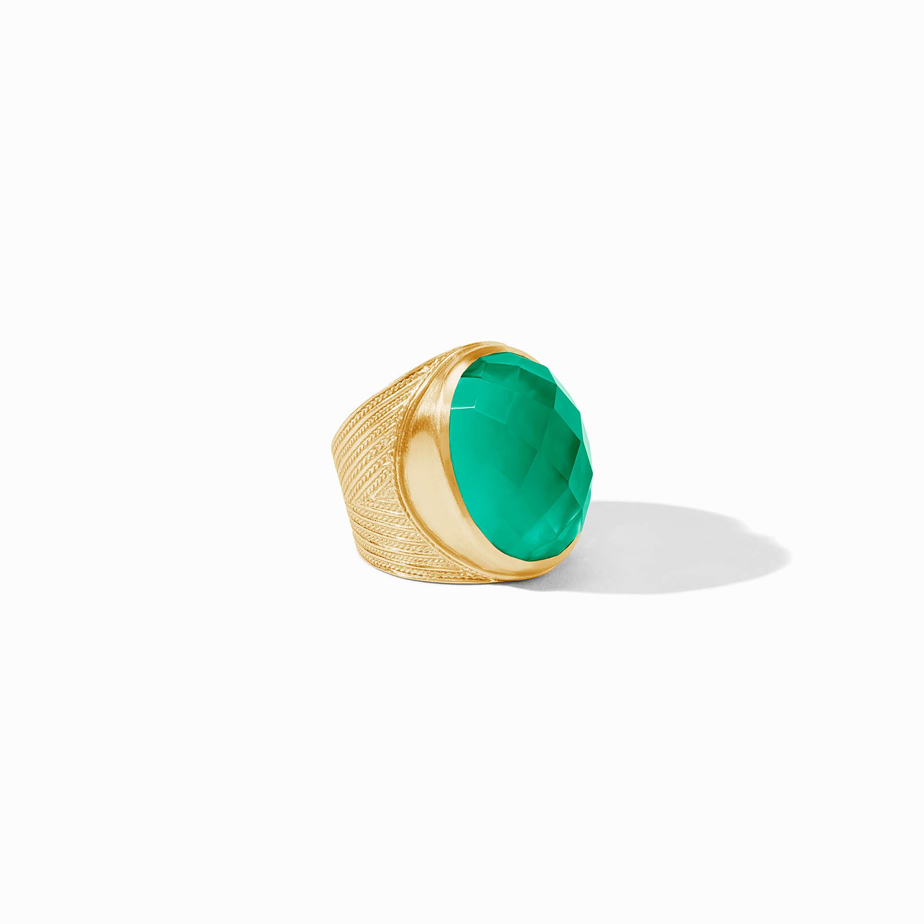 2024 Butterfly Green Pavel Statement Ring , Gold Ring