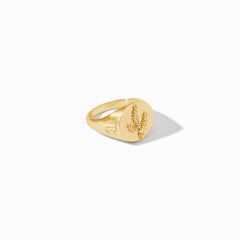 Zodiac Signet Ring - Virgo