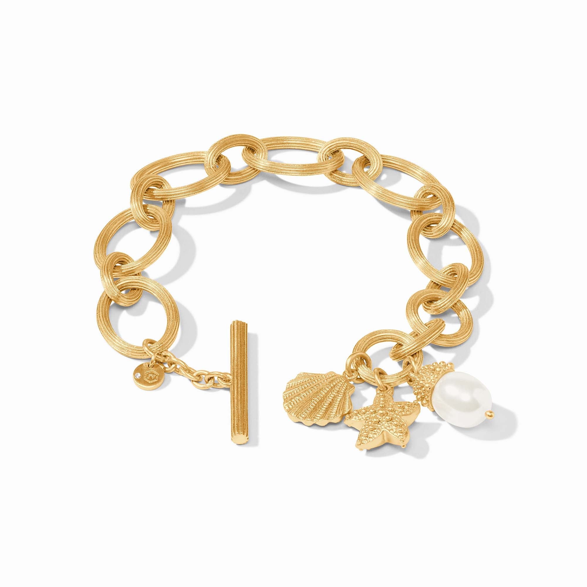 Julie Vos - Sanibel Charm Link Bracelet, Pearl