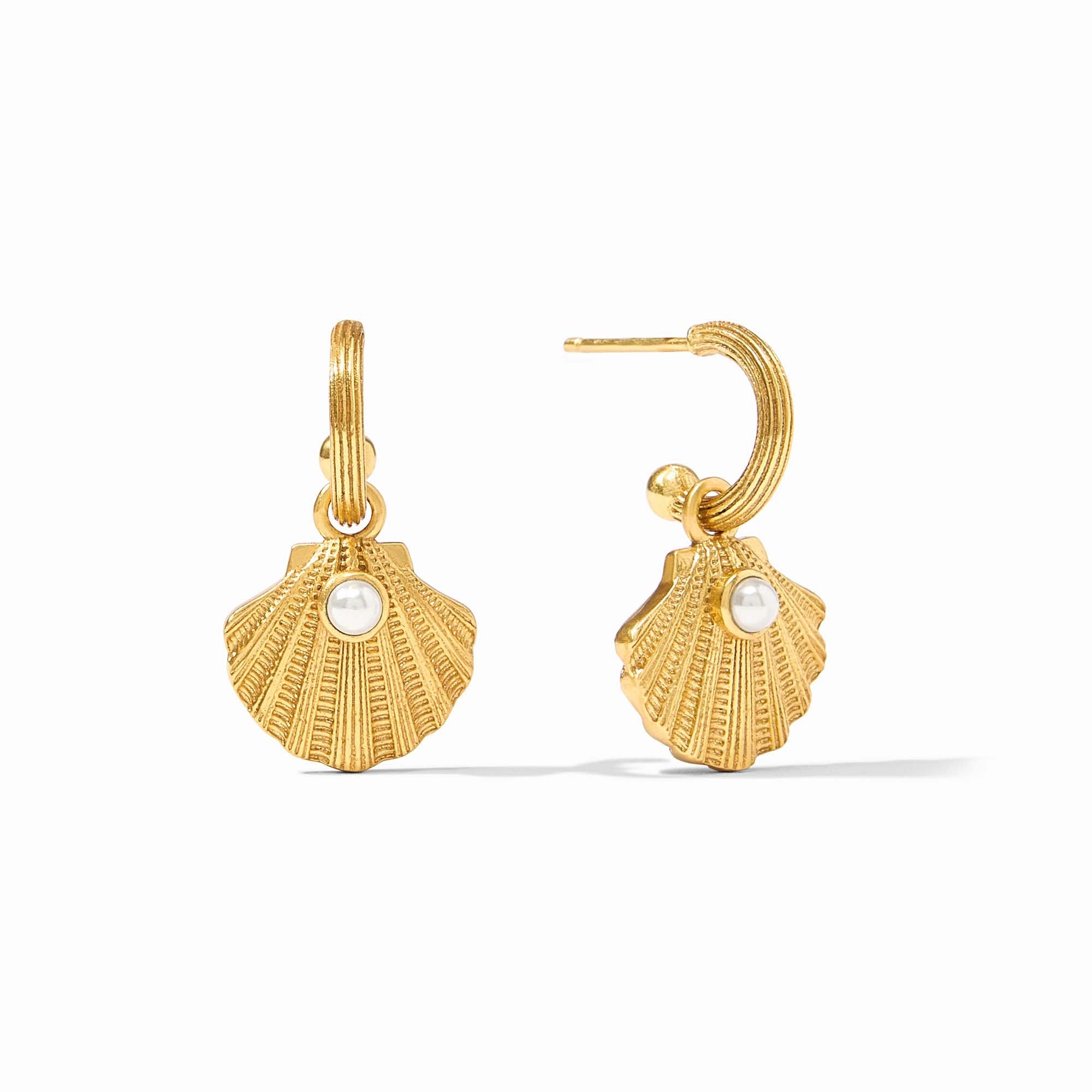 Julie Vos hot shell earrings