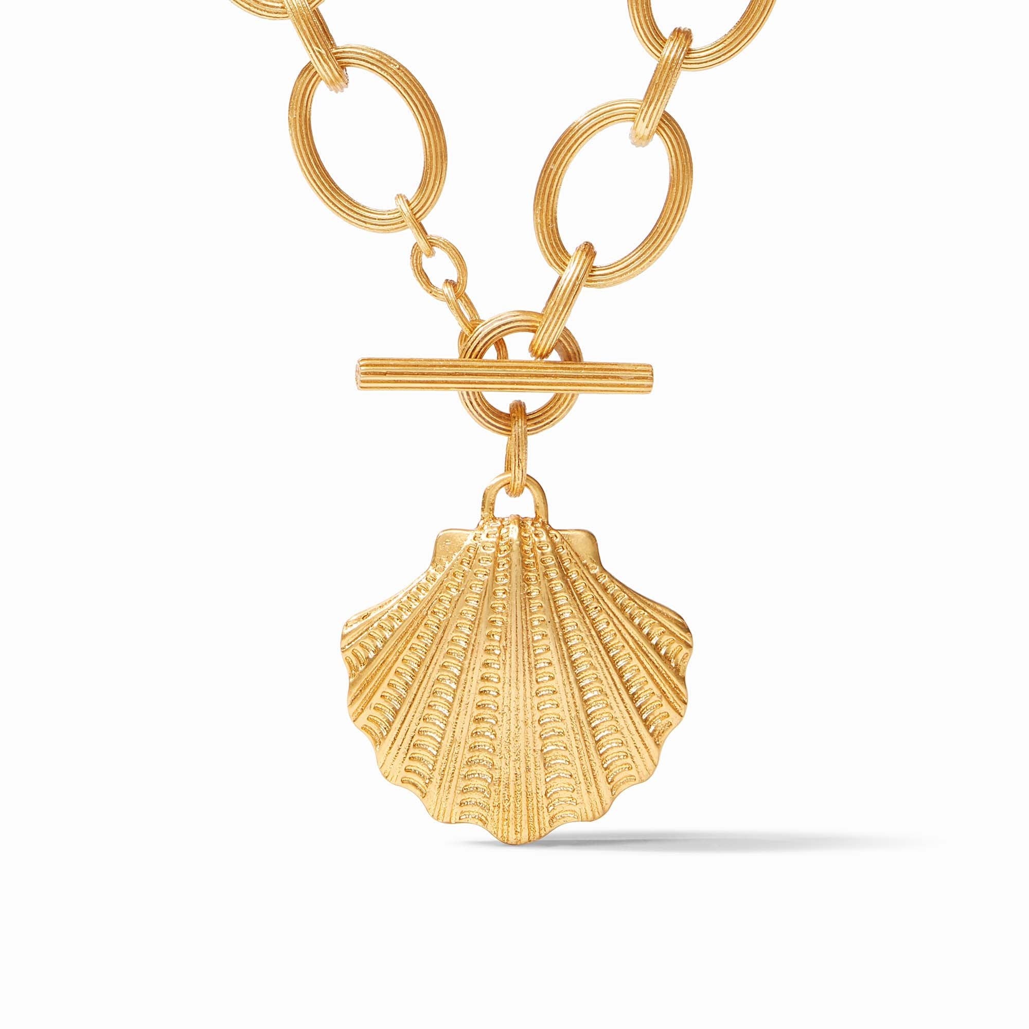 Julie Vos - Sanibel Shell Statement Necklace, Gold