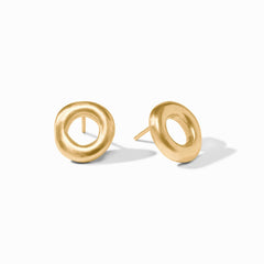 Wave Circle Stud