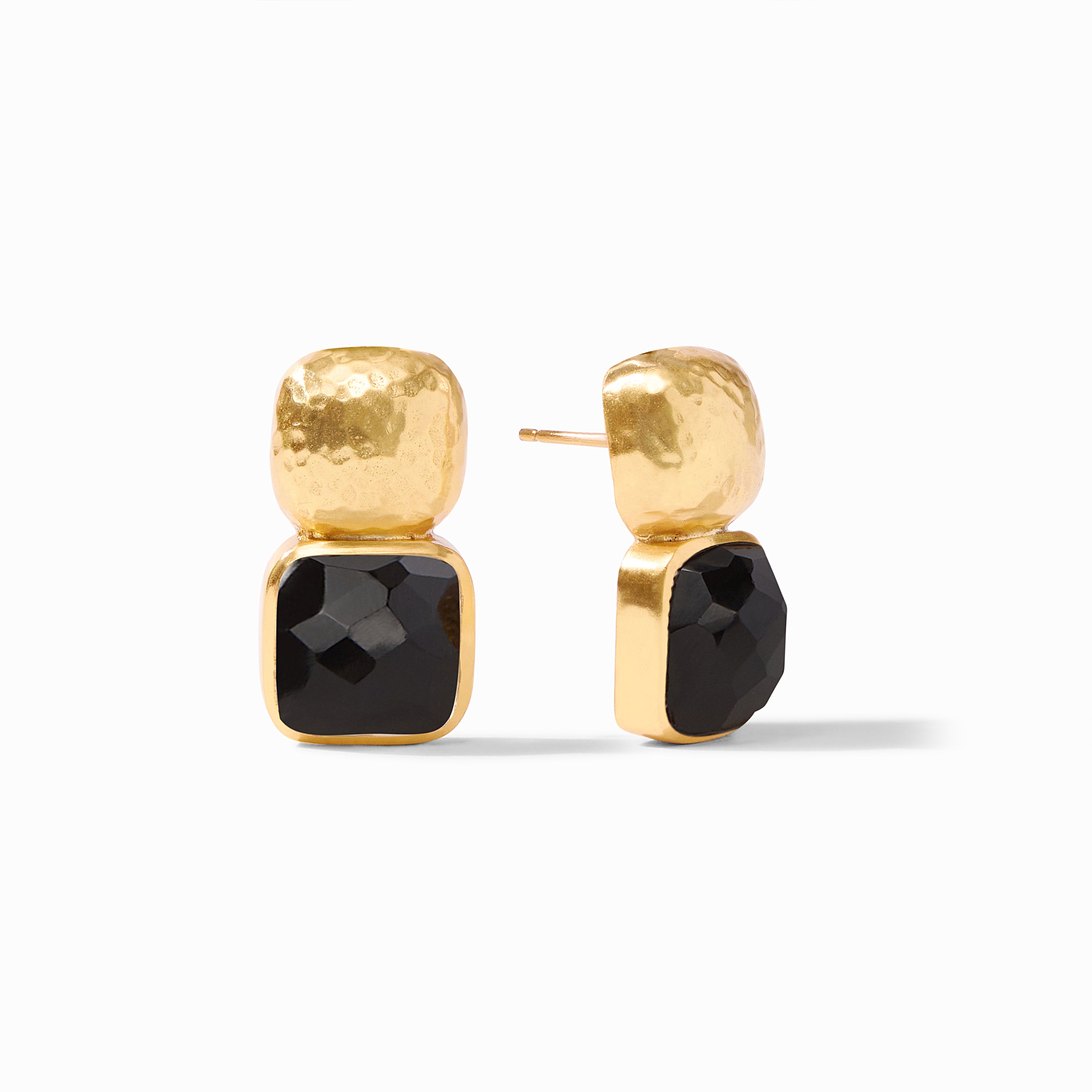 Julie Vos - Catalina Earring, Obsidian Black