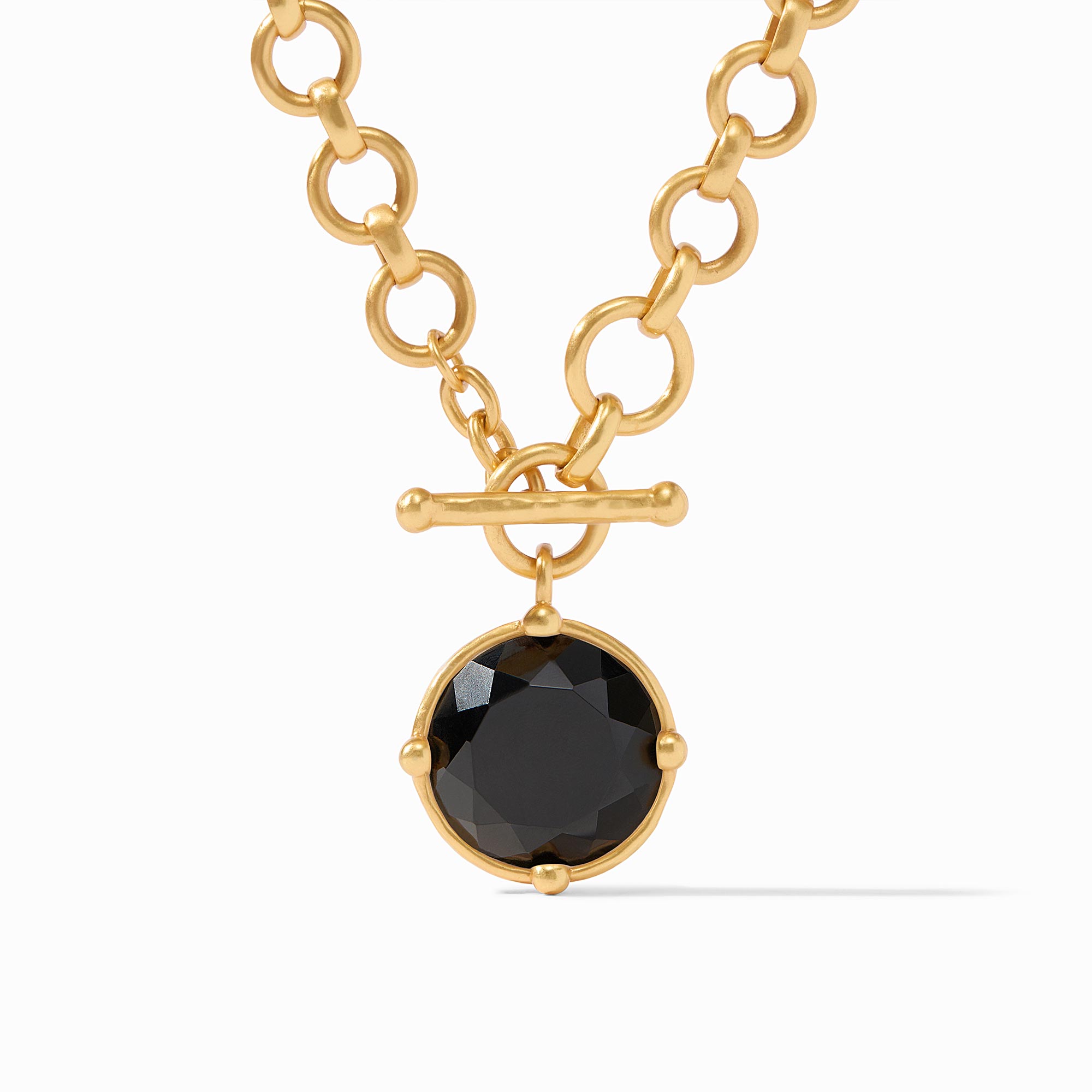 Julie Vos - Honeybee Demi Necklace, Obsidian Black