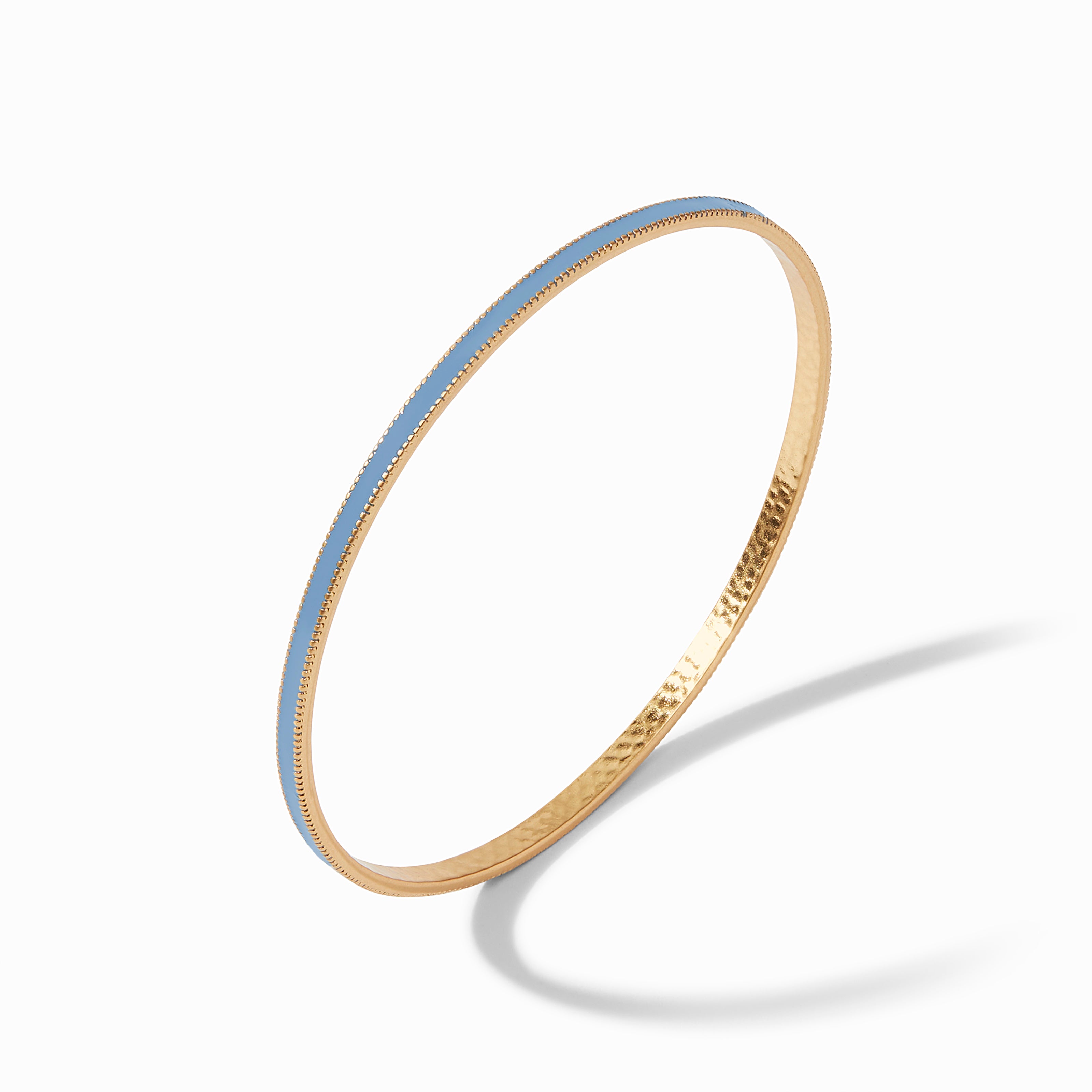 Julie outlet Vos Calypso Bangle Gold/ Iridescent Chalcedon Blue Size Medium