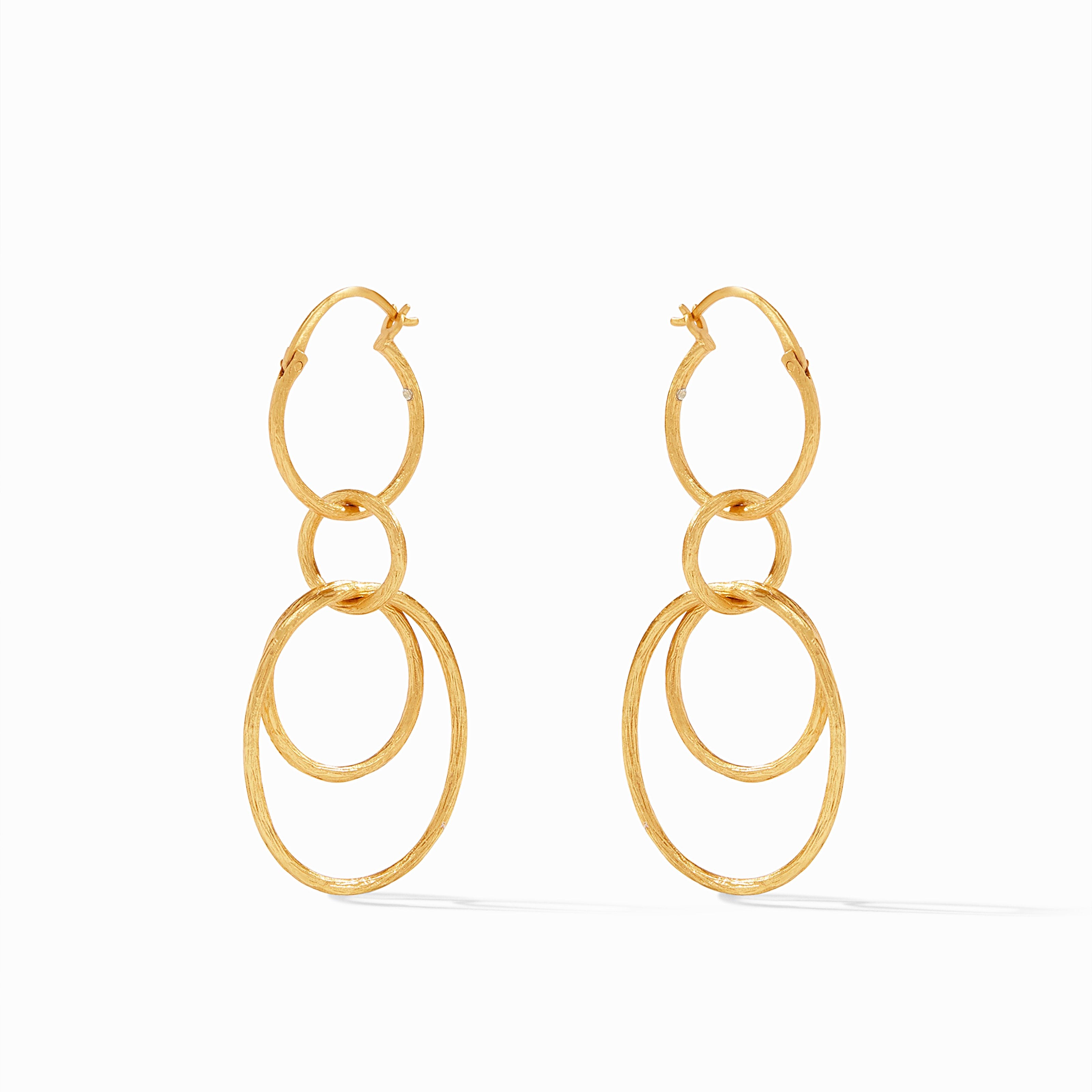 Vos Simone | Julie 3-in-1 Gold Earrings