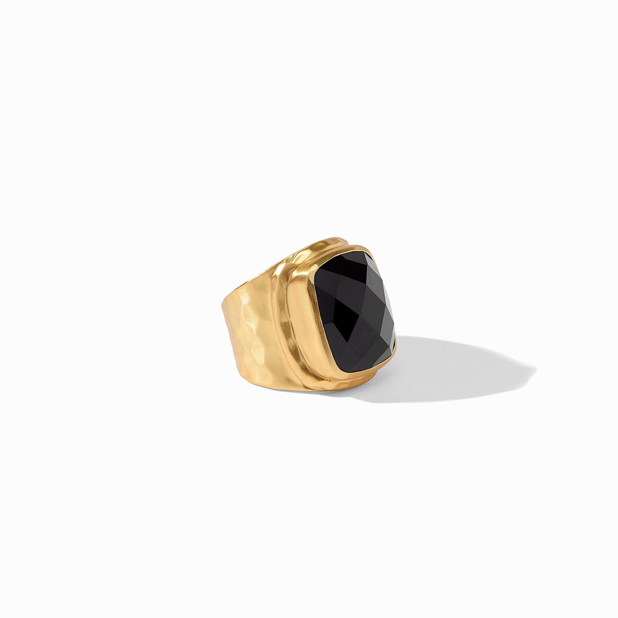 Julie Vos - Tudor Statement Ring, Obsidian Black / 9